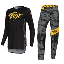 女性用 MXウエア 上下セット THOR SPORT SHADOW ブラック ガールズ ジャージ&パンツ モトクロス 正規輸入品 WESTWOODMX 25