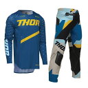 子供用 MXウエア 上下セット THOR SPORT BRAVE ブルー キッズ ジャージ&パンツ モトクロス 正規輸入品 WESTWOODMX 25
