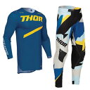 MXウエア 上下セット THOR SPORT BRAVE ブルー ジャージ&パンツ モトクロス 正規輸入品 WESTWOODMX 25