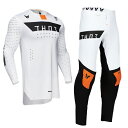 MXウエア 上下セット THOR SPORT ROUGE ホワイト/オレンジ ジャージ&パンツ モトクロス 正規輸入品 WESTWOODMX 25