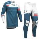 MXウエア 上下セット THOR SPORT LEAGUE ストームブルー/ホワイト ジャージ&パンツ モトクロス 正規輸入品 WESTWOODMX 26