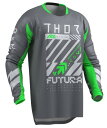 MXジャージ THOR LAUNCH FUTURA チャコール/グリーン モトクロス 正規輸入品 WESTWOODMX 26