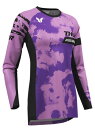 女性用 MXジャージ THOR LAUNCH BLEACH ブラック/オーキッド ガールズ用 モトクロス 正規輸入品 WESTWOODMX 26