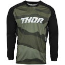 MXジャージ THOR 22 TERRAIN グリーンカモ エンデューロ モトクロス 正規輸入品 WESTWOODMX