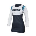 女性用 THOR 2022 ジャージ PULSE REV ミッドナイト/ホワイト 正規輸入品 WESTWOODMX