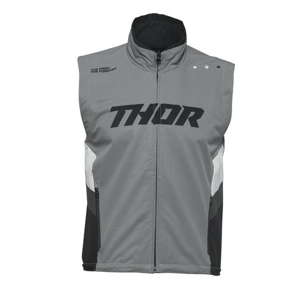 ウォームアップベスト THOR 22/23 グレー/ブラック エンデューロ モトクロス 正規輸入品 WESTWOODMX