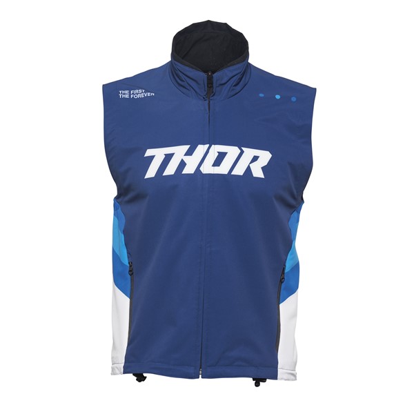 ウォームアップベスト THOR 22/23 ネイビー/ホワイト エンデューロ モトクロス 正規輸入品 WESTWOODMX