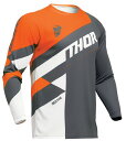 キッズ用 MXジャージ THOR 24 SECTOR CHECKER チャコール/オレンジ 子供用 正規輸入品 WESTWOODMX