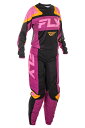ガールズ用 MXウエア 上下セット FLY F-16 ブラック/モーブ/イエロー ジャージ&パンツ 女性用 モトクロス 正規輸入品 WESTWOODMX 25
