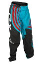 キッズ用 MXパンツ FLY F-16 シアン/ブラック/レッド 子供用 モトクロス 正規輸入品 WESTWOODMX 25