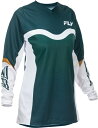 ガールズ用 MXジャージ FLY F-16 ティール/ホワイト/ゴールド 女性用 モトクロス 正規輸入品 WESTWOODMX 26