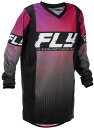 キッズ用 MXジャージ FLY F-16 ブラック/レッド/パープル 子供用 モトクロス 正規輸入品 WESTWOODMX 26