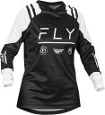 ガールズ用 MXジャージ FLY 24 F-16 ブラック/ホワイト 女性用 モトクロス 正規輸入品 WESTWOODMX