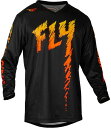 キッズ用 MXジャージ FLY 24 F-16 ブラック/イエロー/オレンジ 子供用 モトクロス 正規輸入品 WESTWOODMX