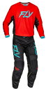 MXウエア 上下セット FLY 23スプリング KINETIC MESH RAVE レッド/ブラック/ミント ジャージ&パンツ モトクロス 正規輸入品 WEST...