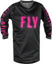 キッズ用 MXジャージ FLY 23 F-16 ブラック/ピンク 子供用 モトクロス 正規輸入品 WESTWOODMX