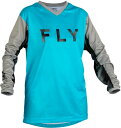 ガールズ用 MXジャージ FLY 23 F-16 スカイブルー/ライトグレー 女性用 モトクロス 正規輸入品 WESTWOODMX
