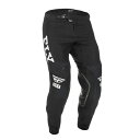 MXパンツ FLY 22 EVOLUTION DST ブラック/ホワイト モトクロス 正規輸入品 WESTWOODMX