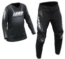 子供用 MXウエア 上下セット LEATT 3.5 Ride Kit ブラック BLACK キッズ・ジュニア用 ジャージ&パンツ モトクロス 正規輸入品 WES...