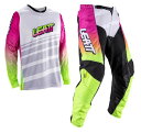 子供用 MXウエア 上下セット LEATT 3.5 Ride Kit レトロピンク キッズ・ジュニア用 ジャージ&パンツ モトクロス 正規輸入品 WESTWOO...