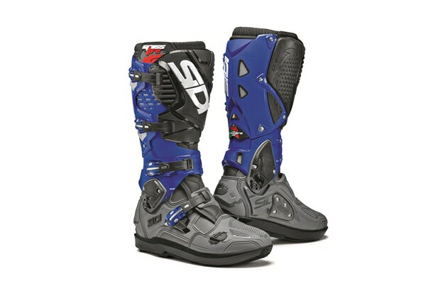 ブーツ SIDI CROSSFIRE3 SRS（交換式ソール）グレー/ブルー/ブラック クロスファイア3 正規輸入品 WESTWOODMX