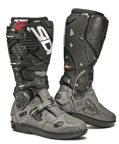 ブーツ SIDI CROSSFIRE3 SRS（交換式ソール）グレー/ブラック クロスファイア3 正規輸入品 WESTWOODMX