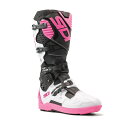 ブーツ SIDI CROSSFIRE3 SRS(交換式ソール)ブラック/ホワイト/ピンク クロスファイア3 正規輸入品 WESTWOODMX