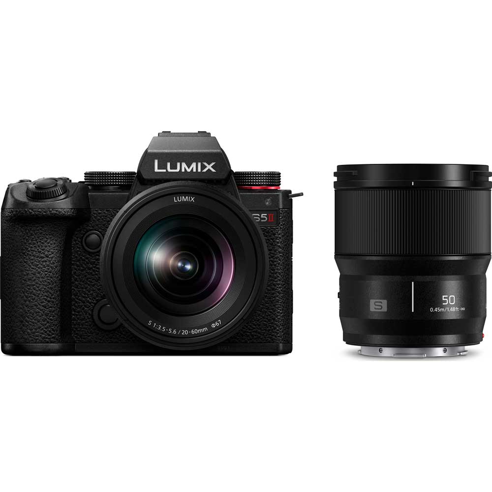 Panasonic LUMIX Sシリーズ S5II フルサイズミラーレス一眼カメラ/ダブルレンズキットDC-S5M2W