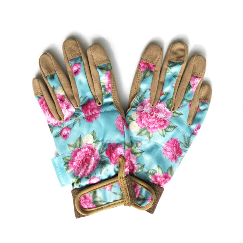 英国ブランド Kent & Stowe プレミアムガーデングローブ 手袋 花柄 ピオニー タッチパネル Premium Comfort Gloves Peony 1