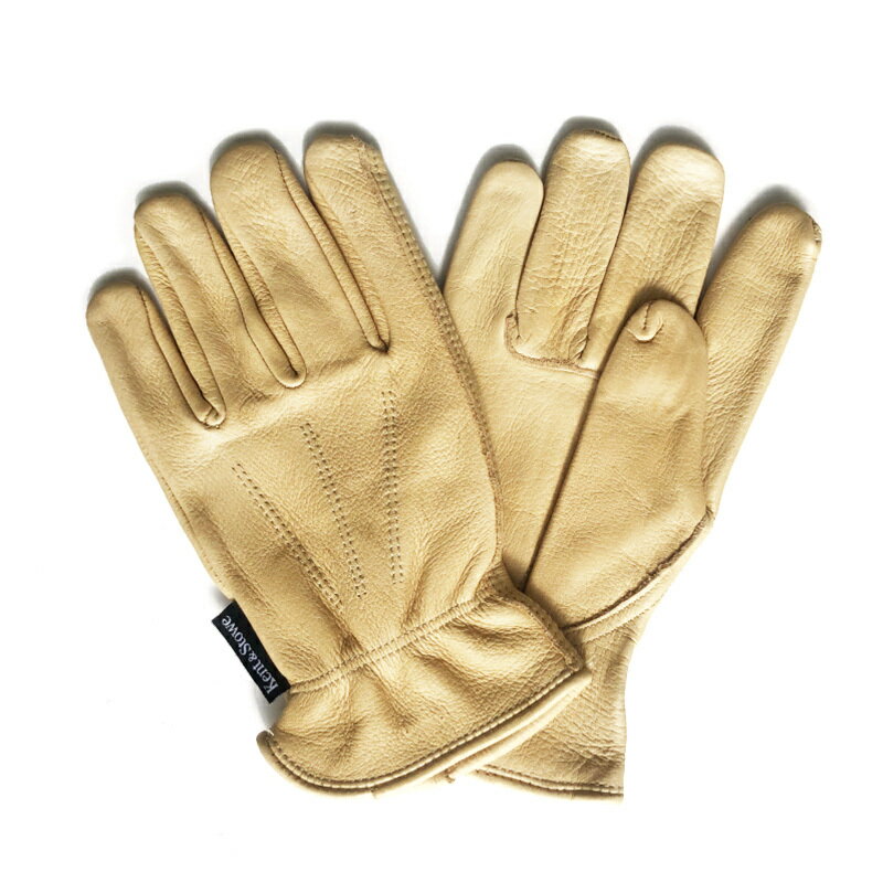 イギリス Kent & Stowe やわらか 耐水レザー ガーデングローブ 革手袋 本革 ガーデニンググローブ DIY アウトドア K&S Luxury Lea...
