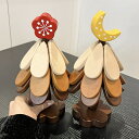 木製 ツリー型 3枚入 ミニツリー 北欧 鍋 なべしき 耐熱 木製 コースター キッチン雑貨 ポットマット 食器 敷物 茶托 天然木 カフェ アウトドア 置物 ...