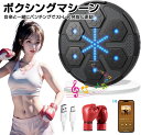 音楽ボクシングマシン 音楽ボクシング ミュージックボクシングマシン グローブ付き Bluetoothペアリング スマートリズムボクシングマシーン ボクシング 壁掛け型 LEDライト搭載 高強度ABS素材 耐久性 子供 大人 収納に便利 音楽再生ヒット ストレス解消(4)