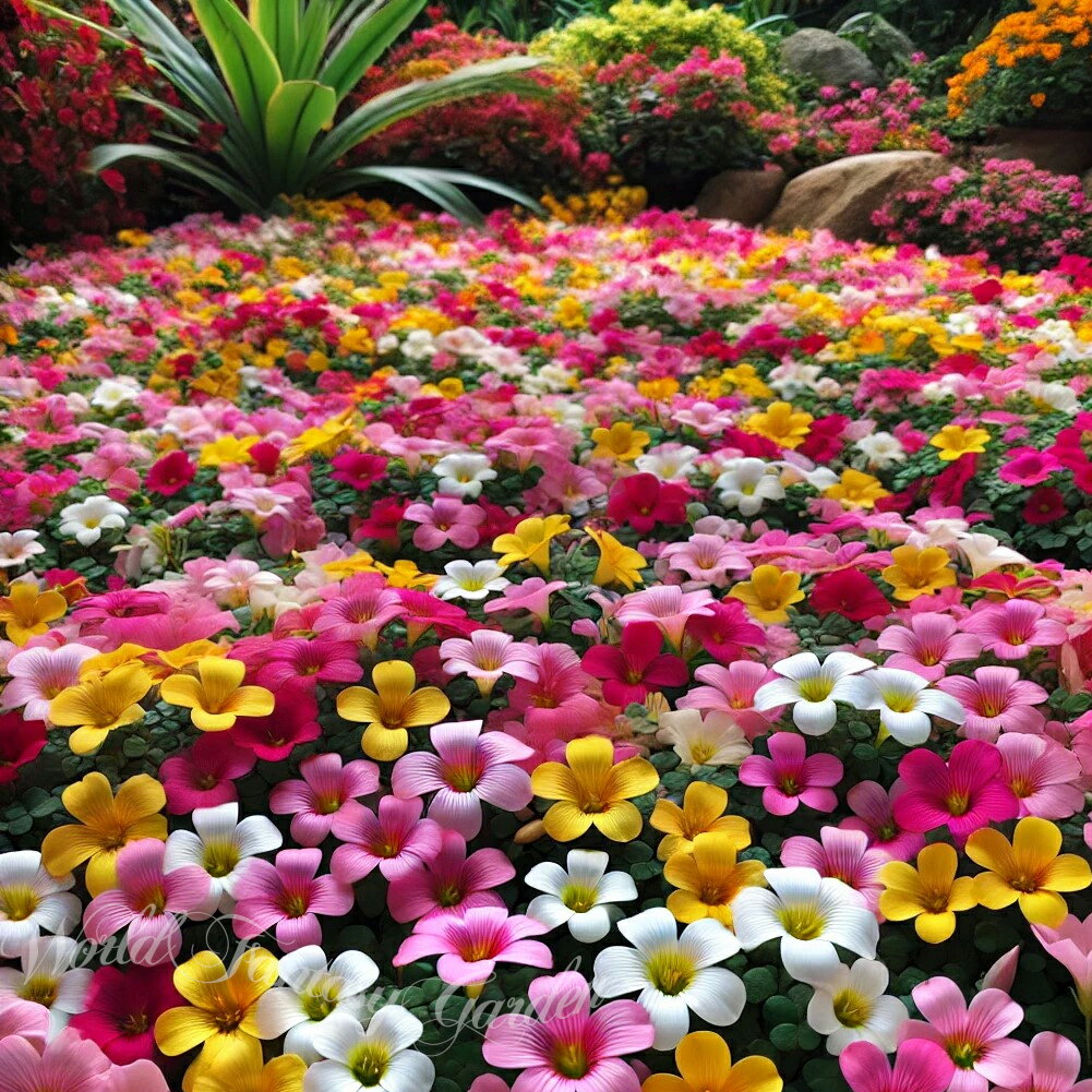 1000円ポッキリ 花苗 オキザリス 品種おまかせMix 4鉢セット 3.5号【お届け中】Oxalis ハナカタバミ オクサリス 多年草 鉢植え 庭植え 寄せ植え ガーデニング 初夏〜花が楽しめ、丈夫で育てやすいタイプ 秋苗 ハッピーガーデンのサムネイル