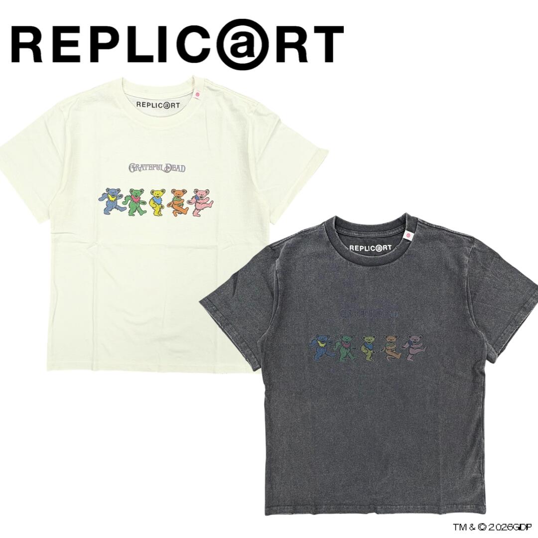 REPLIC@RT GD DANCING BEARS TEE 送料無料 あす楽対応 GRATEFULL DEAD Tシャツ 半袖 ホワイト メンズ レディース ユニセックストップス