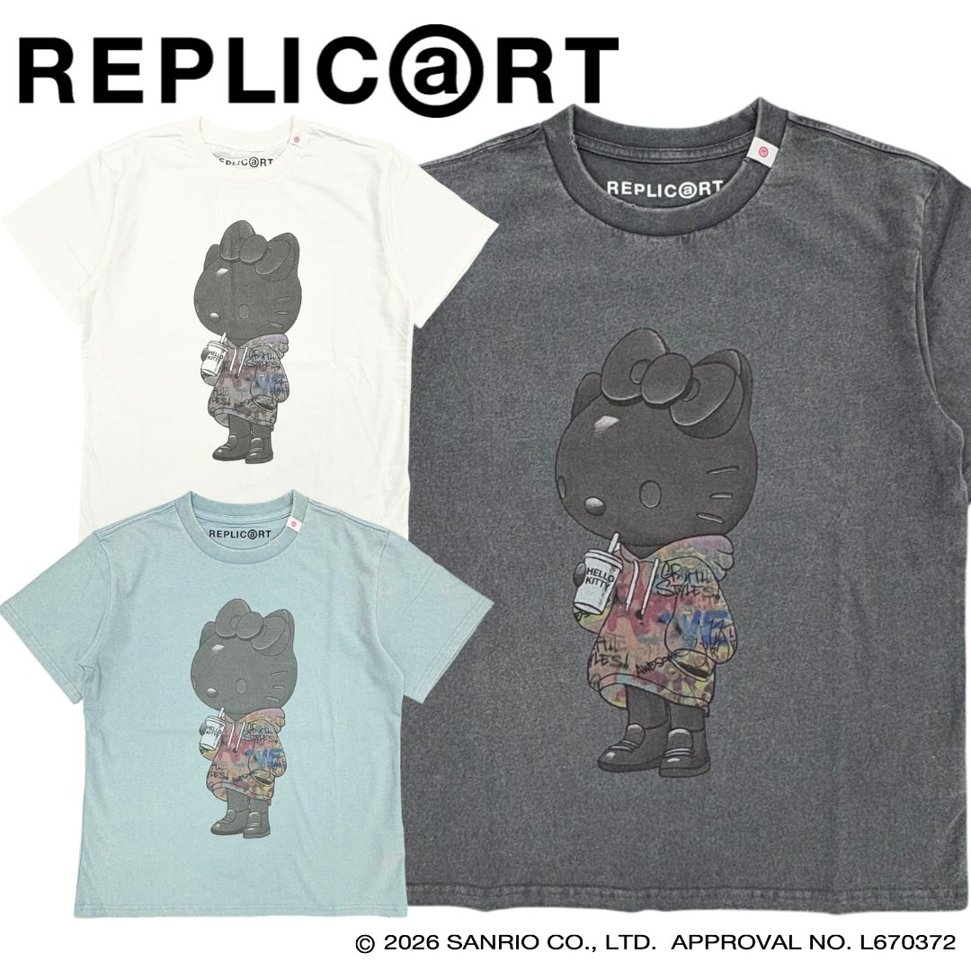 Hello Kitty Tシャツ 3枚セット Mサイズ 日焼け サンリオ ハローキティ 日焼け キティ 半袖Tシャツ(L) アイス アパレル