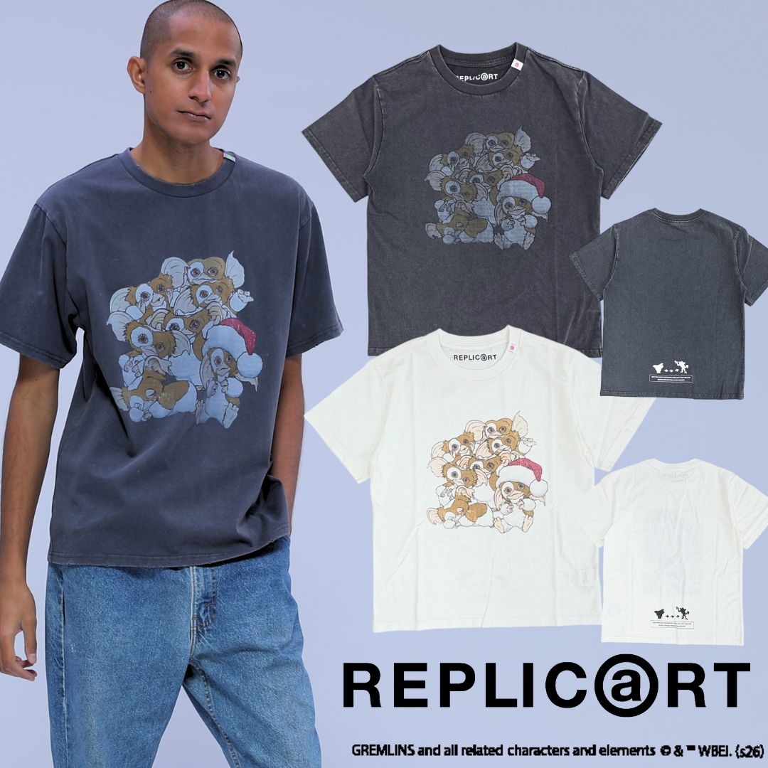 REPLIC@RT YOU ALL GIZMO TEE 送料無料 あす楽対応 GREMLIN Tシャツ 半袖 ホワイト メンズ レディース ユニセックストップス