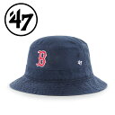 【10％OFFクーポン対象】47 (フォーティセブン) ボストン・レッドソックス バケットハット BOSTON RED SOX '47 BUCKET (BKT02GWF) Boston Red Sox メンズ レディース 帽子 バケットハット バケハ ストリート アウトドア スケボーユニセックス 送料無料