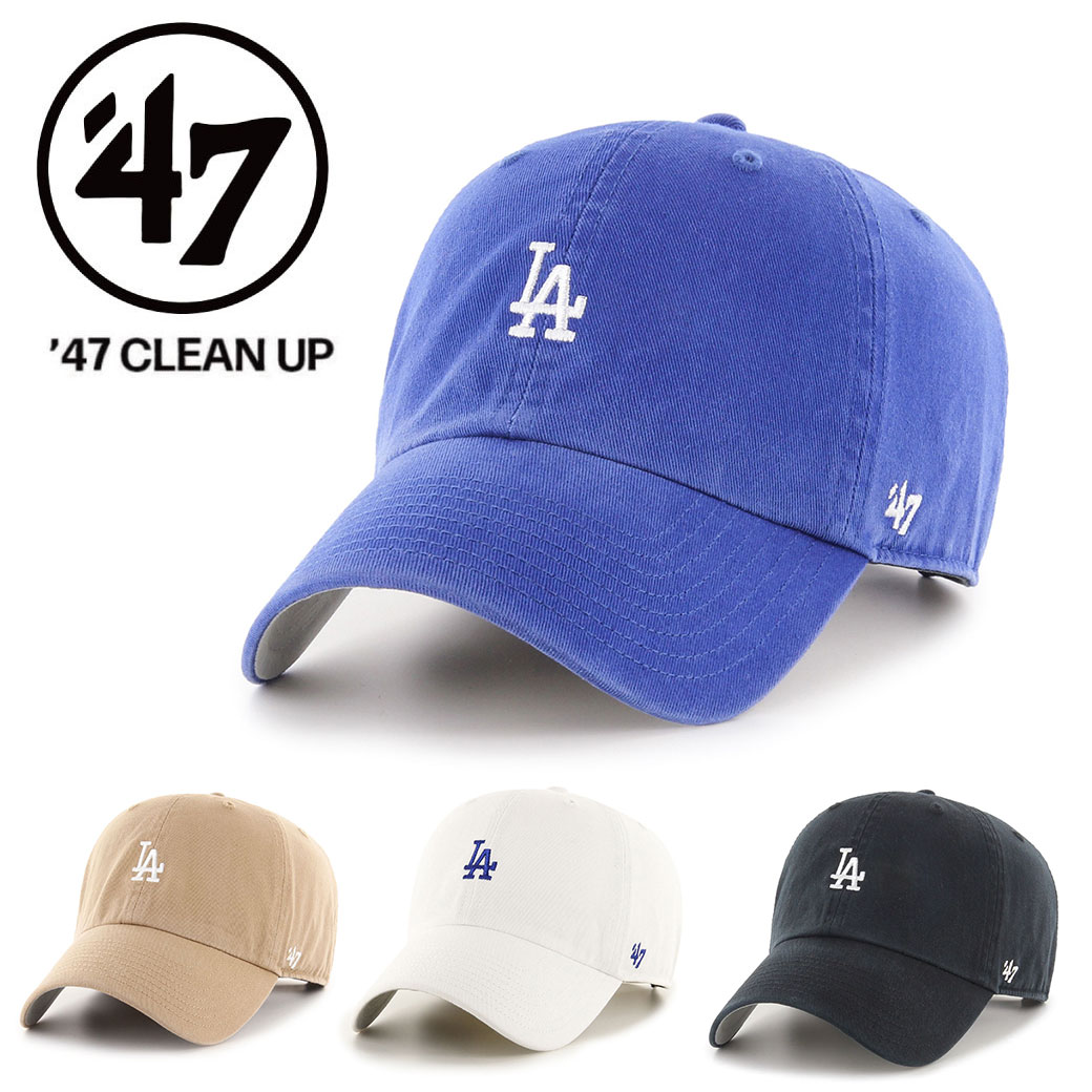 楽天WFLAGS楽天市場店47 （フォーティセブン） LA ロサンゼルス ドジャース CLEAN UP ベースランナー （BSRNR12GWS） Dodgers メンズ レディース 帽子 クリーンナップ ストラップバック ストリート ベースボールキャップ アウトドア カジュアル スケボー 送料無料