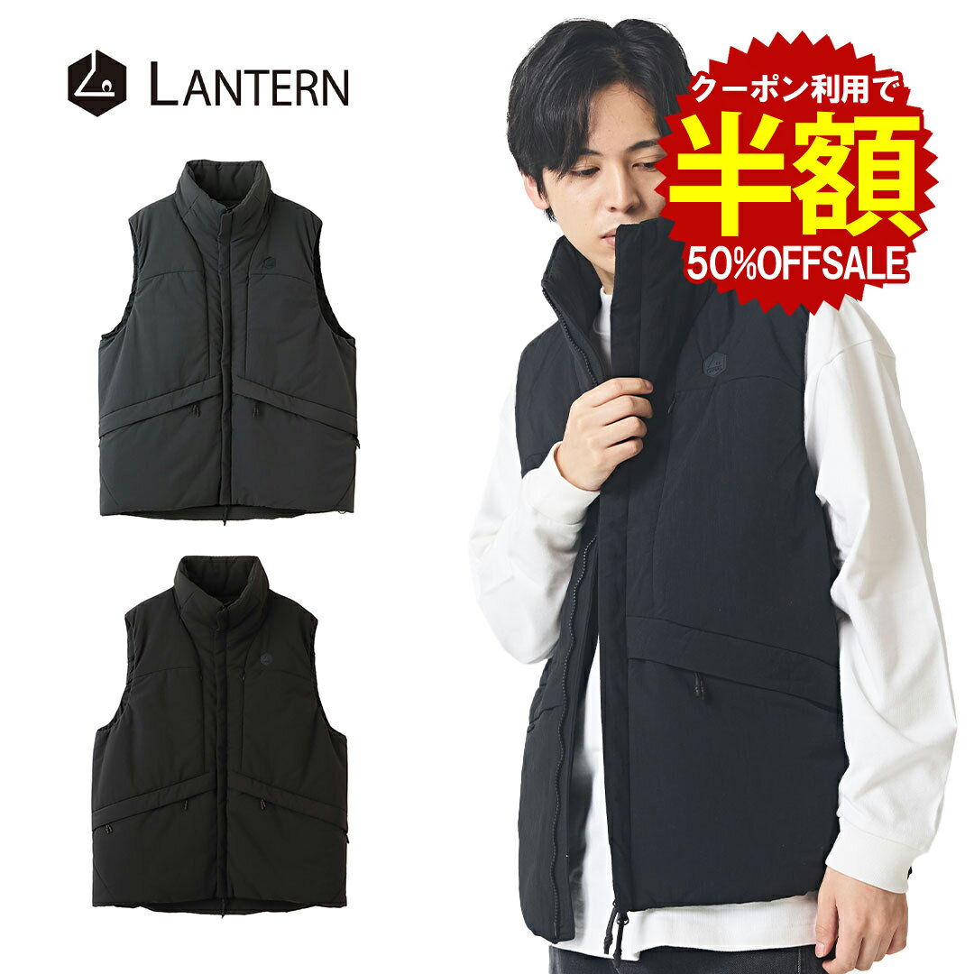 クーポン対象 LANTERN (ランタン) HEATING OVER VEST 温度調整 2024 ヒート メンズ レディース アウター アウトドア ブラック (MOA-LAN-07) 送料無料 バレンタイン ギフト プレゼント