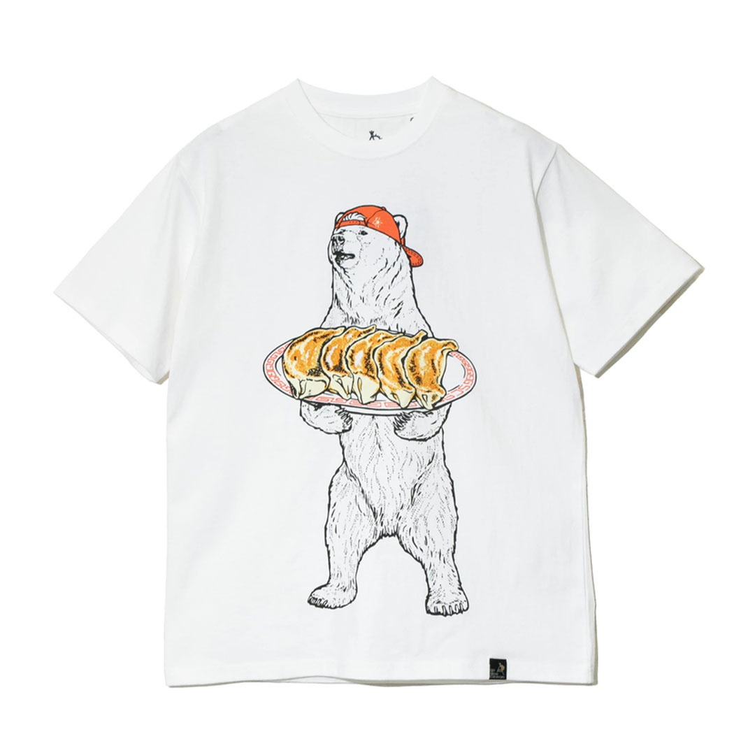 go slow caravan ゴースローキャラバン USA/C 餃子クマ TEE あす楽対応 送料無料 公式 ユニセックス レディース ユニセックス M L ホワイト ブルー 熊 白熊 くま 半袖 コットン 綿100％ 旅行 アウトドア 登山 トレッキング キャンプ フェス ハイキング アウトドア wflags-10000992 WFLAGS楽天市場店 サンプル画像3