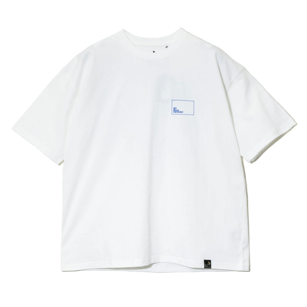 go slow caravan ゴースローキャラバン USA/C スクエアLOGO バックプリント ゆったり TEE 送料無料 あす楽対応 公式 ユニセックス M L くま クマ 熊 ヒョウ柄 半袖 コットン 綿100％ フェス ハイキング アウトドア キャンプ かわいい 可愛い おしゃれ wflags-10000996 WFLAGS楽天市場店 サンプル画像3