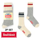 Healthknit ヘルスニット ジャズネップライン2Pセット ヘルスニット カジュアル メンズ ストリート メンズ 靴下 ソックス メンズ ラインソックス ...
