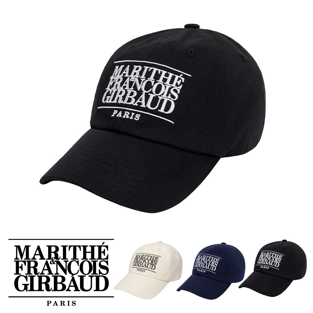 Marithe + Francois Girbaud (マリテフランソワジルボー) CLASSIC LOGO CAP (1MG23CHG101) 正規品 韓国ブランド ユニセックス CAP 帽子 10代 20代 30代 レディース メンズ ロゴ 送料無料のサムネイル