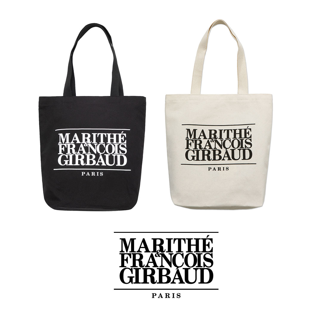 Marithe + Francois Girbaud (マリテフランソワジルボー) CLASSIC LOGO ECO BAG (1MG23CBG101) 正規品 韓国ブランド トートバッグ キャンバス バッグ 通勤 通学 10代 20代 30代 レディース メンズ ロゴ 送料無料のサムネイル