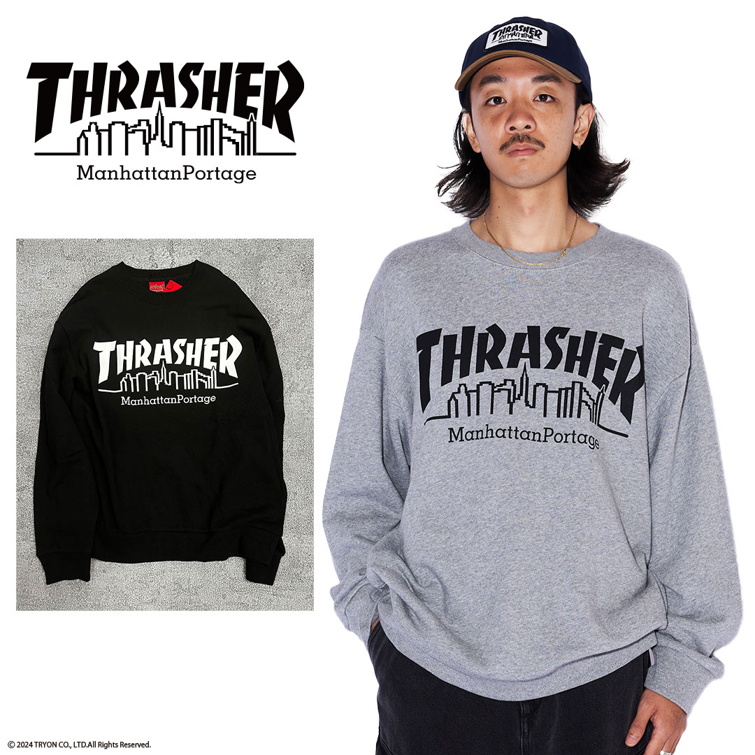 THRASHER × Manhattan Portage スラッシャー マンハッタンポーテージ SW