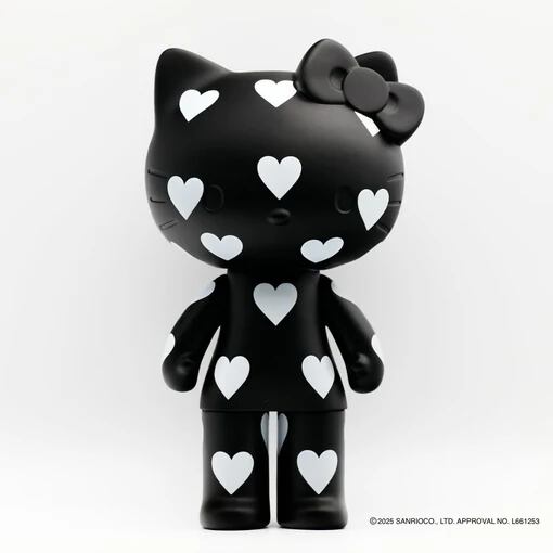 TRIPPY MIKIO ART トリッピーミキオアート HELLO KITTY BLACK SERIES HEART 送料無料 あす楽対応 サンリオ キティ ...