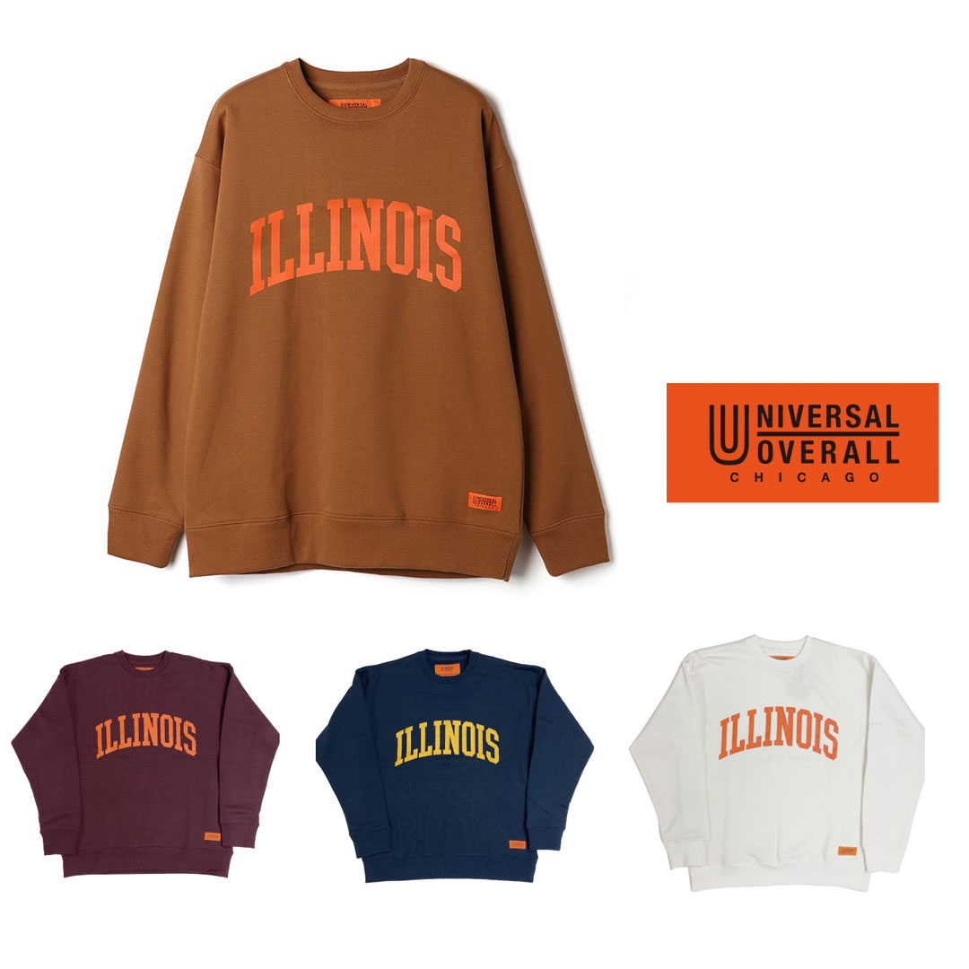 ユニバーサルオーバーオール UNIVERSAL OVERALL スウェットシャツ 長袖 SWEAT SHIRT_ILLINOIS U2133228-A-2