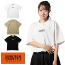 UNIVERSAL OVERALL ユニバーサルオーバーオール CENTER LOGO TEE Tシャツ U2423208-A メンズ レディース ユニセックス...