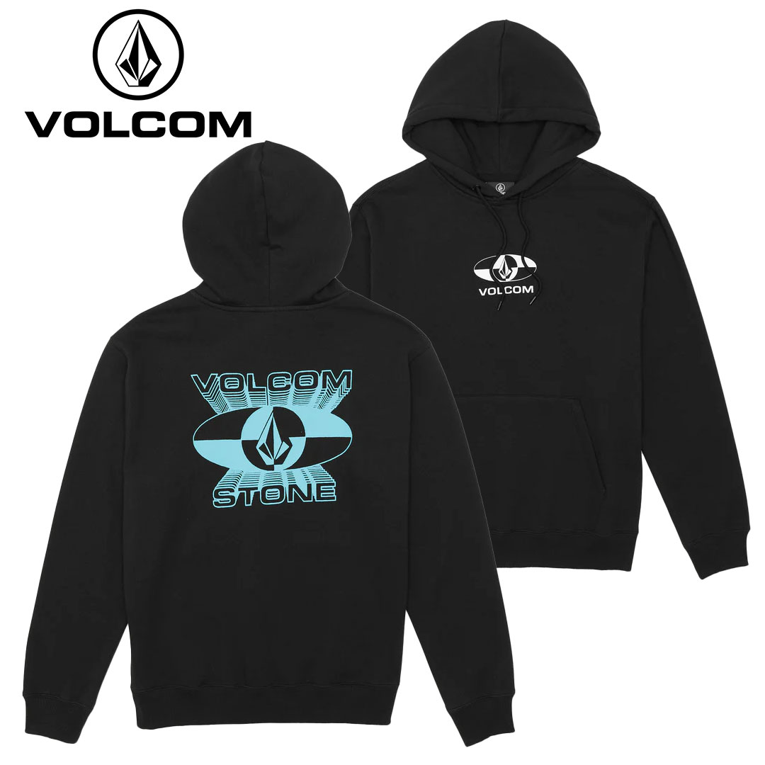 VOLCOM ボルコム Stone Explorer Pullover Hoodie - BLACK (A4142404) 送料無料 20代 30代 40代 スウェット パーカー 秋冬 ロゴ 長袖