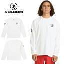 VOLCOM ボルコム Wavvyyy Surf Long Sleeve Tshirts 送料無料 水陸両用 あす楽対応 20代 30代 40代 UVカット 50+ 水着 長袖 サーフ 海 プール ビーチ ラッシュガード 春 夏 秋 冬 オールシーズン ロゴ 半袖 メンズ レディース ユニセックス A9322500